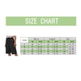 thumbnail image 5 of Womens Bermuda Shorts Elastic Waist Pockets Loose Fit Wide Leg Breathable Knee Length Bermuda Long Shorts for Women, 5 of 5
