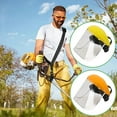 thumbnail image 4 of Protective Face Garden Grass Hat Adjustable -mounted P1h4 Face Screen Hat Trimmer, 4 of 8