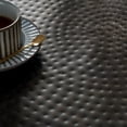 thumbnail image 4 of Mella 32 Inch Metal Hammered Coffee Table in Black, 4 of 7