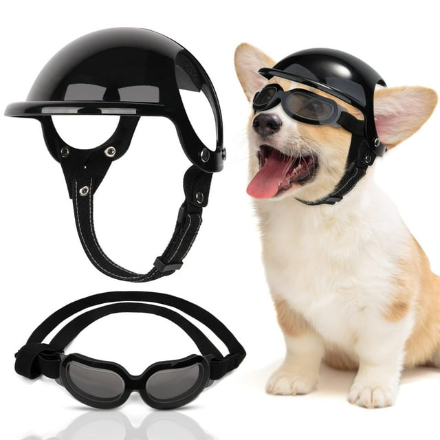 Casco y Gafas para Perro SlowTon con Protección UV
