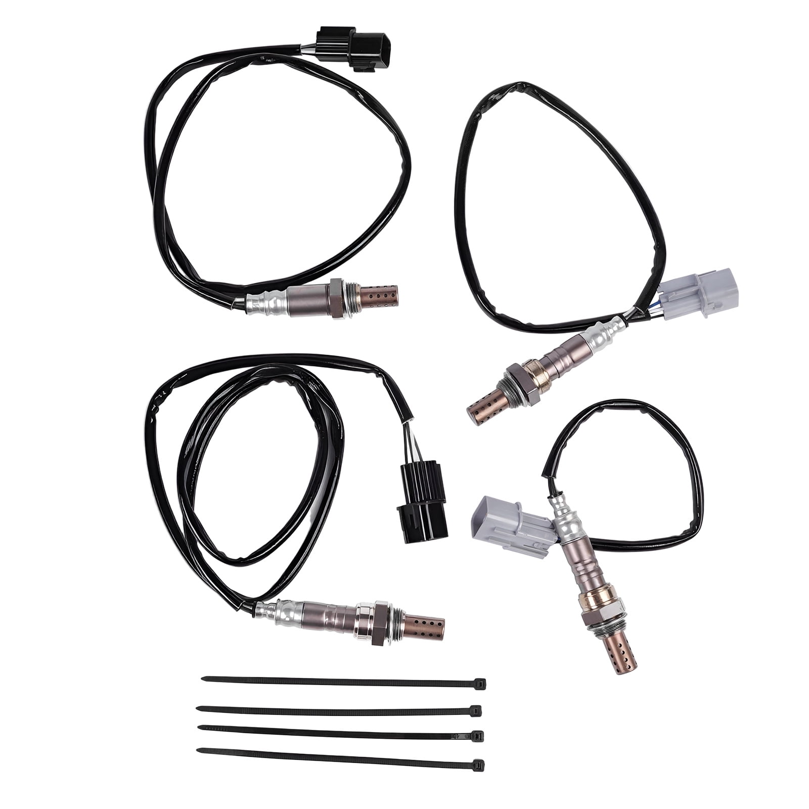 LOUVEROLA 4pcs upstream and downstream oxygen sensors suitable for Mitsubishi Eclipse 2.4L 2006-2012 Galant 2004-2012 234-4026 234-4316