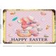 thumbnail image 2 of Lindo gnomo de Pascua feliz, rosa, amarillo con lunares blancos, letreros de metal vintage, decoración navideña de Pascua, letrero de hojalata, póster de metal de 8 x 12, 2 of 6