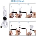 thumbnail image 4 of 50-100pcs Cable Straps Wire Cord Hook Loop Ties Reusable Fastening Organizer Lot, 4 of 9