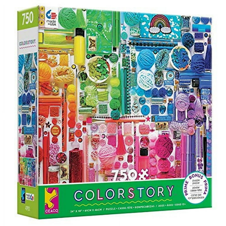 Ceaco - Color Story - Rainbow - 750 Piece Jigsaw Puzzle