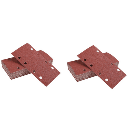 

60Pcs Square Sandpaper Sanding Paper Sheet 95X185mm Sander Hook Loop Disc Abrasive Tools for Wood Polishing Tools
