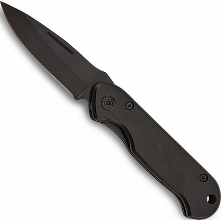 Fashion All Black Locking Pocket Knife (3.5 X 1) Made In China -Jewelry By Sweet Pea
