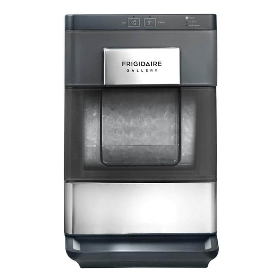 FRIGIDAIRE GALLERY 33 Lb Countertop Nugget Ice Maker with Touch Controls with Stainless Steel Trim and a Matt Finish