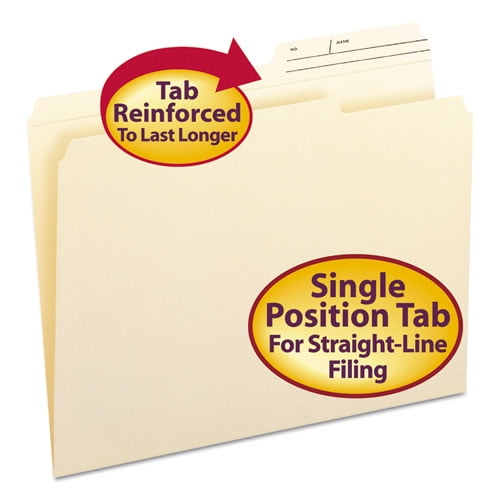 Reinforced Guide Height File Folders, 2/5-Cut Printed Tabs: Right Position, Letter Size, 0.75 Reinforced Guide Height File Folders, 2/5-Cut Printed Tabs: Right Position, Letter Size, 0.75