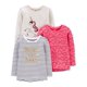 thumbnail image 1 of Camiseta Simple Joys by Carter's para niñas, manga larga 3T, paquete de 3, 1 of 4