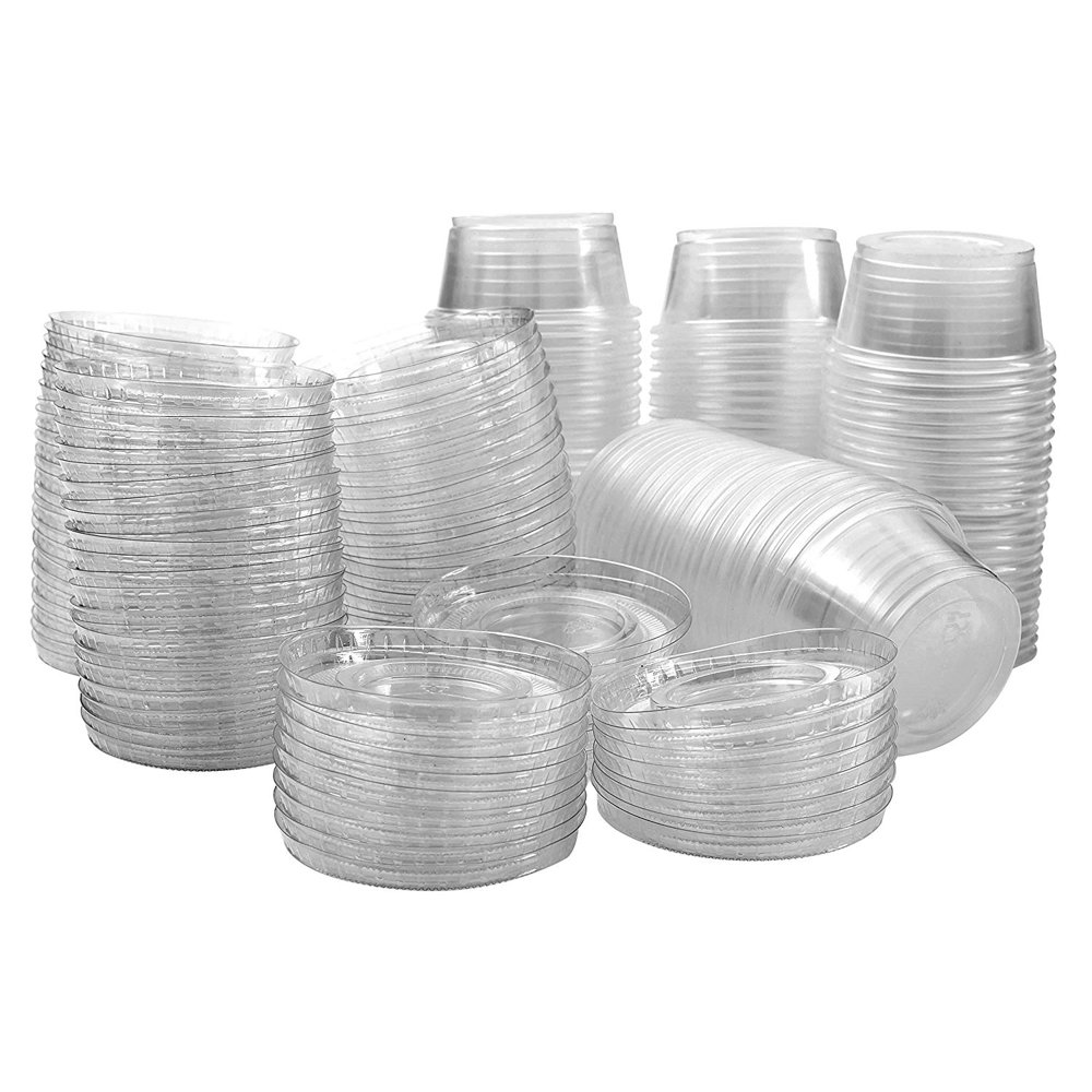Plastic Jello Shot Cups By Green Direct Disposable 4 oz Clear Cups