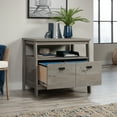 thumbnail image 3 of Sauder Trestle 1-Drawer Lateral Filing Cabinet, Mystic Oak Finish, 3 of 10