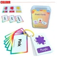 thumbnail image 6 of LNKOO 3 Sets Educational Flash Cards for Toddlers - Learn Letters Colors Shapes Numbers and Animals - Toddler Learning Toys for Ages 2-6 - 68 Flashcards and Picture Cards, 6 of 7