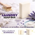 thumbnail image 2 of JJEAN-Laundry Soap Bar with Lavender for Sensitive Skin - Delicate Stain Remover Clothes, Underwear, Collar - 5 pcs, 2 of 4