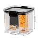 thumbnail image 5 of Naiovety Cocina Contenedor almacenamiento de alimentos Cereal Caja seca Despensa Plástico Type1 NO1, 5 of 6