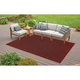 thumbnail image 4 of Outdoor Artificial Turf Burgundy Area Rugs With Premium Non Skid backing Great for Decks, Patio's & Gazebo's to Pools, Docks & Boats and other outdoor recreational purposes 18"x36" Half Round, 4 of 4