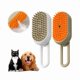 thumbnail image 1 of HAYAN Pet Steam Groomer Brush Electric,Electric Cat Grooming Brush for Pets Hair Massaging Cleaning Shedding,Pet Steam Brushes Hair Removal Comb for Cats Dogs Grooming Supplies (2PACK), 1 of 1
