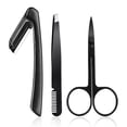 thumbnail image 1 of 3PCS Eyebrow Grooming Kit Mini Portable Foldable Eyebrow Razor Eyebrow Scissors, 1 of 10