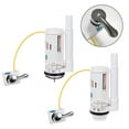 2in Toilet Cistern Flush Valve Overflow Lever Operated Dual Flush