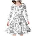 thumbnail image 2 of WEAIXIMIUNG Robes d'Été Mignonnes pour Filles 12-14 Ans Robe de Fête Imprimée pour Enfants et Filles 8-9 Ans, 2 of 5