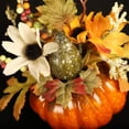 thumbnail image 5 of Decoraciones de calabaza artificiales Adornos de mesa Decoración de otoño, 5 of 5