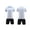 AA-Graphic-Blue, variant on Kids Soccer Jersey Set, Breathable Quick-Dry Youth Football Uniform, Boys Girls Athletic Training Team Outfits Navy