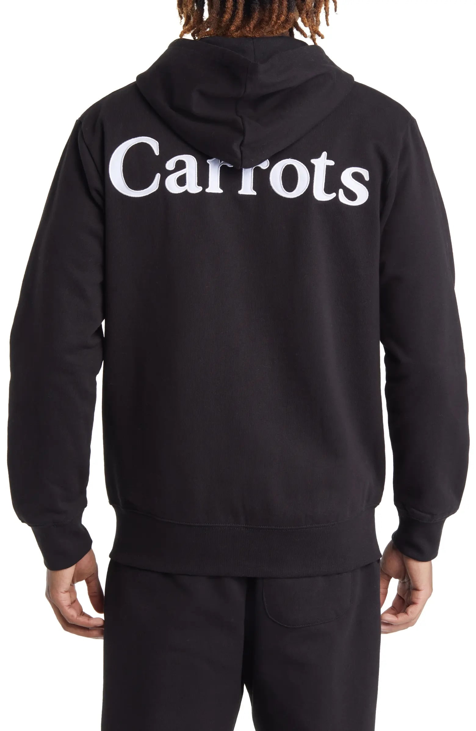 Carrots By Anwar Carrots Men's Wordmark Embroidered Full Zip