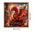 thumbnail image 2 of Mythic Dragon Realms 3D Fabric Poke Art Kit, 3D Fabric Poke Art Kit for Beginners with Pre-Cut Squares, Handmade Art Gifts for Dragon Lovers Desk Wall Home Decor, 2 of 4