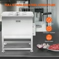 thumbnail image 5 of VEVOR Manual Meat Mixer, 30L Fixed Tank Meat Processing Equipment(Mixing Max 30LBS for Meat), Stainless Steel Meat Mixer, Sausage Mixer Machine with Lid Handle Gear Reducer, Ground Beef Hand Mixer, 5 of 9