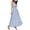 A-Blue, variant on SOMER Dresses for Women Casual Wedding Guest Dress Short Sleeve V Neck Tie Front Flowy Black Maxi Cocktail Dresses for Women Summer Fall 2025