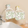 thumbnail image 6 of WOBOGO Blooming Pink Peonies Kitchen Towels 6pcs Ultra Soft Absorbent Quick Drying Dish Cloths 11×11inch, 6 of 9