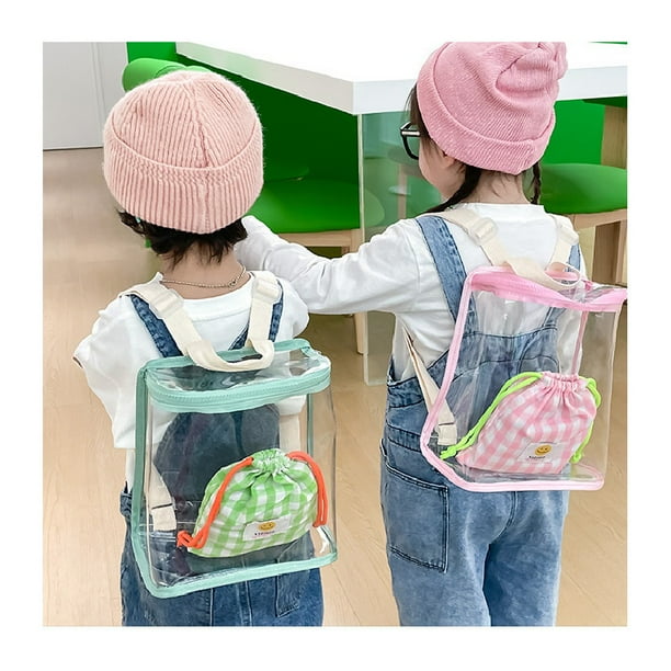 Stock Listo mochila transparente para ninos de ins corea mochila pequena de jalea para ninos mochila pequena mochila de jardin de infantes fresca mochila escolar para bebes mochila escolar moc Walmart