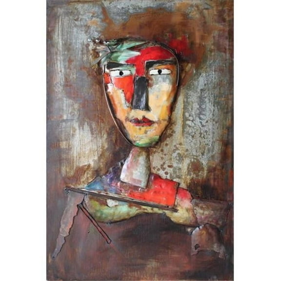 Primo Mixed Media Sculpture - Homme 3