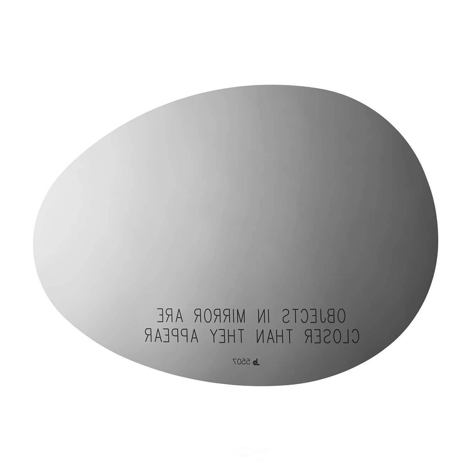 Burco Side View Mirror Replacement Glass - Clear Glass - 5507