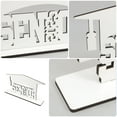 thumbnail image 3 of OULII Graduation Wooden Table Centerpieces Grad Centerpiece White 1Set Sublimation for Wall Decor, 3 of 8