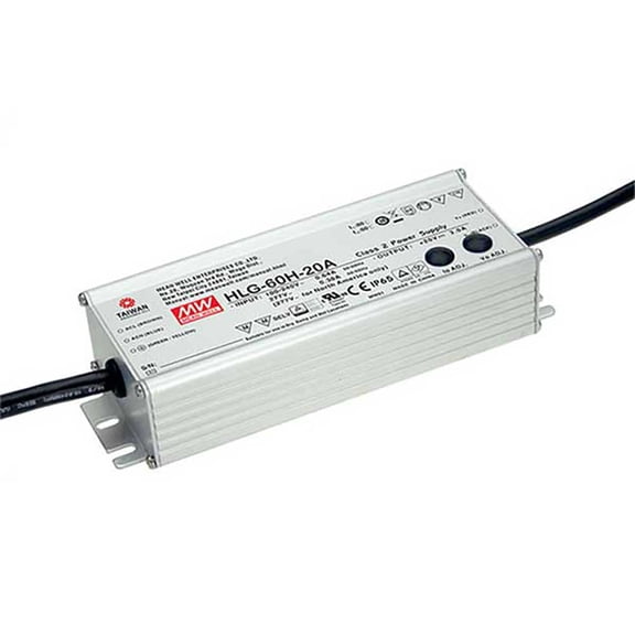 Mean Well HLG-60H-54A Power Supply - Adjustable Output