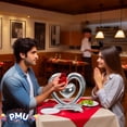thumbnail image 2 of PMU Valentine's Day Heart Shaped Standing Open Heart Mylar Balloon18 Inch, Silver Pkg/10, 2 of 7