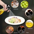 thumbnail image 4 of New Oil Sprayer Black Oil Spray Bottle, 200 ml Upgraded Oil Sprayer for Cooking Oil, Glass Oil Spray for Hot Air Fryer, 4 of 5