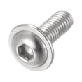 thumbnail image 3 of Unique Bargains M6 x 16mm 304 Stainless Steel Flanged Button Head Socket Cap Screws 20 Pack, 3 of 5