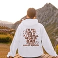 thumbnail image 2 of WEAIXIMIUNG Sweat-Shirt d'Automne pour Femmes, Sweat à Capuche Imprimé Lettre de Baseball avec Poche et Cordon de Serrage, 2 of 4