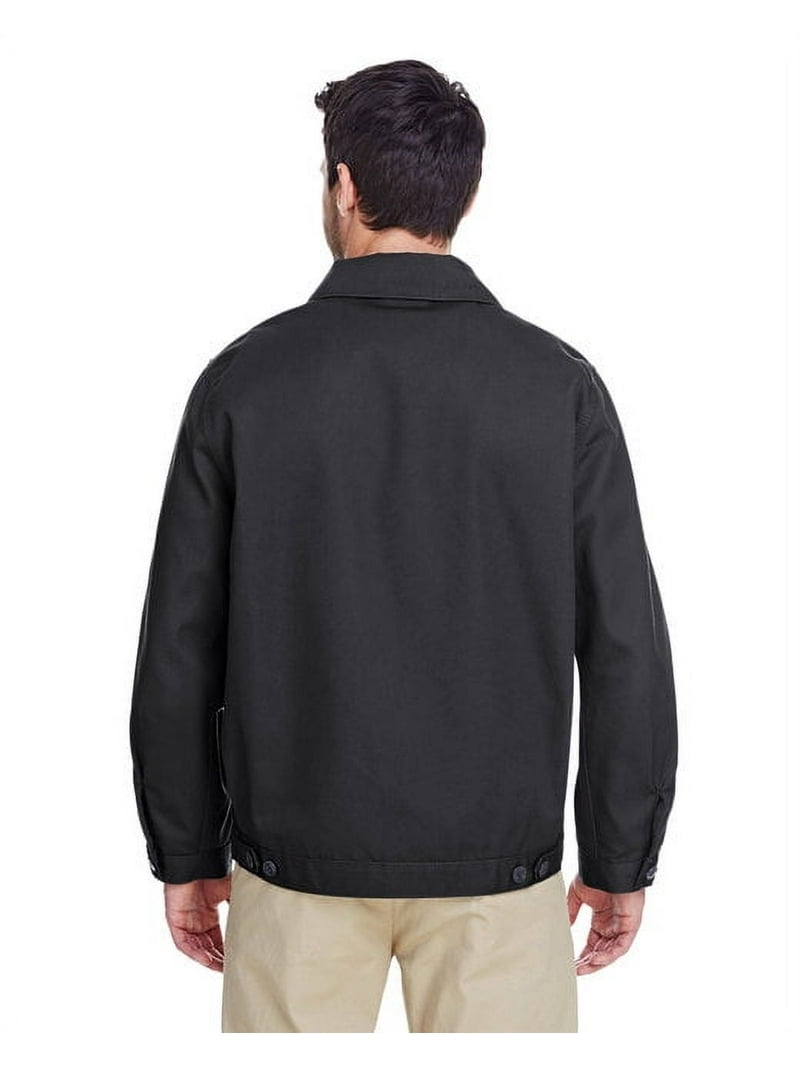 Dickies Men's Work Twill Eisenhower Jacket, Unlined, Full Zip
