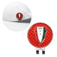 thumbnail image 5 of Marcadores de pelotas de golf para clips magnéticos para sombreros, accesorios para bolsas de golf, regalo para hombres y mujeres Rojo Zulema Marcador de pelotas de golf, 5 of 8