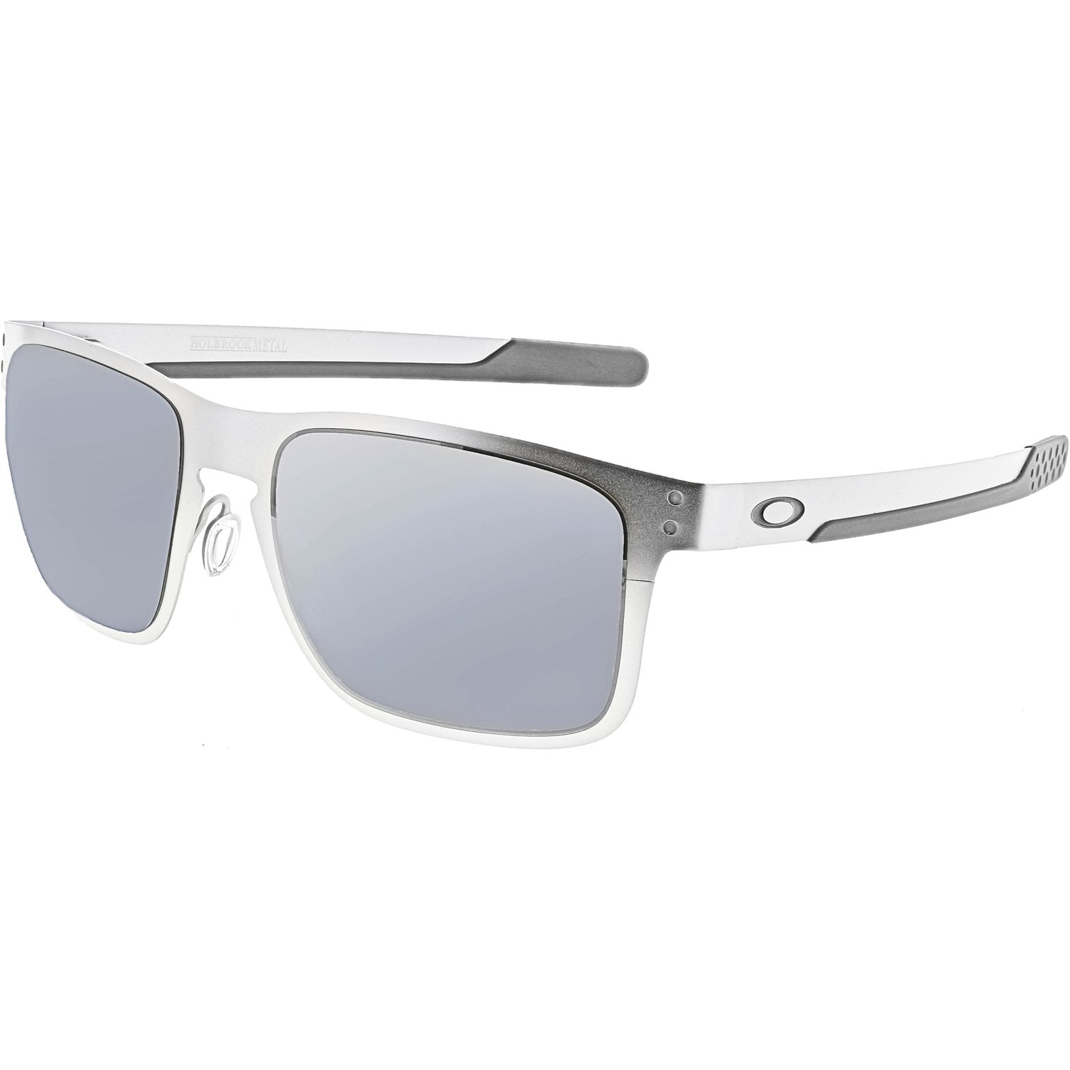 Oakley Men's Holbrook Metal OO4123-03 Silver Rectangle Sunglasses -  