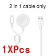 thumbnail image 1 of Chargeur Sans Fil 2 en 1 Compatible pour Apple Watch Series 4 3 2 1, USB..., 1 of 9