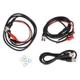 thumbnail image 1 of Bnc A Bnc Macho Y Cocodrilo Dual Y Cable De Gancho De Prueba Dual 500A 5A 50Ohm Con 8 Anillos De Color Cable De Prueba Coaxial Para Osciloscopio Wifi Monitor De Enrutador Inalámbrico 3 Piezas Kearding TO004643-00, 1 of 6