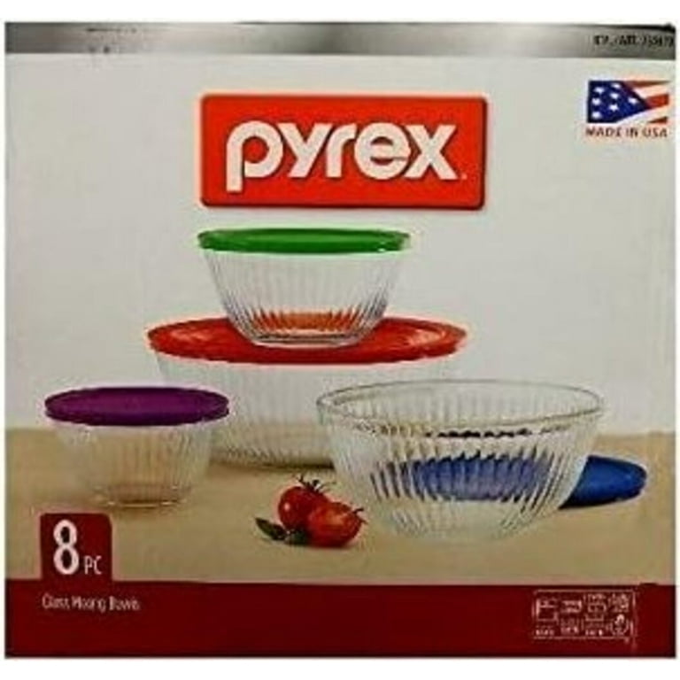 Pyrex 1132797 8-Pc. Mixing Bowl Set