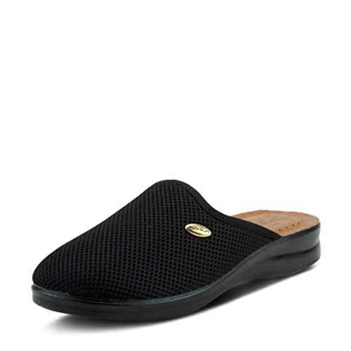 Flexus Spring Step Scuff Slippers for Women – Lightweight Indoor Footwear with Flexible Round Toe Design