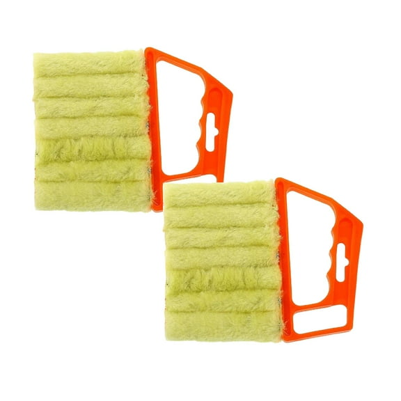2Pack All Purpose Washable Cleaning Brush – Window Blind Cleaner Duster Tool Blind Cleaner Brush Set 7 Finger Microfiber Dusting Tool Use Remover With Detachable Cleaning Brush Home Decor