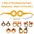thumbnail image 2 of Unbranded Fall Thanksgiving Orange Party-Decorations Photo-Booth Props - Hats Sunglasses Photography Decor, 2 of 5
