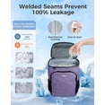 thumbnail image 3 of Mochila térmica BAGLHER 25 L, 30 latas, a prueba de fugas, color morado, 3 of 7