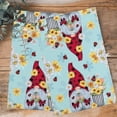 thumbnail image 4 of Aqua Gnomes Daisy Kitchen Towels Set of 4, Water Absorbent Dish Towel, Pastoral Country Garden Floral Decorative Hand Towels - Quick Drying Cloth for Cooking Baking, 18x28 Inch, 4 of 8